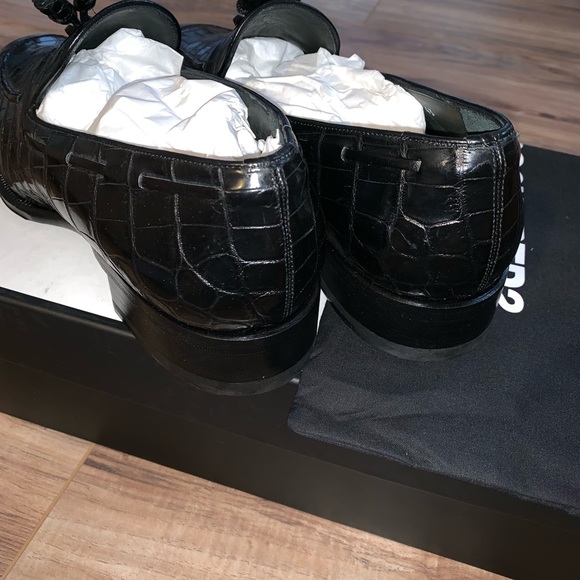 100% Real Croc Skin DSquared2 loafers - Picture 4 of 7